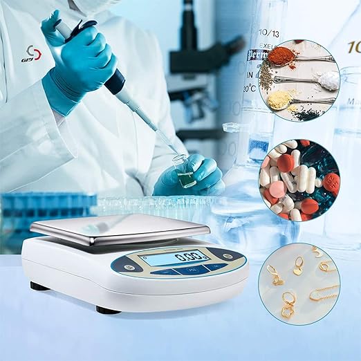 Lab Scale 5000g x 0.01g Accuracy High Precision Electronic Analytical Balance - Image 6