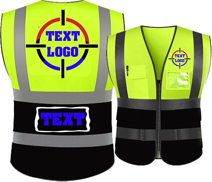 Personalized High Reflective Safety Vest Custom Hi Vis Safety Vest Men Women by SSYCWRSV
