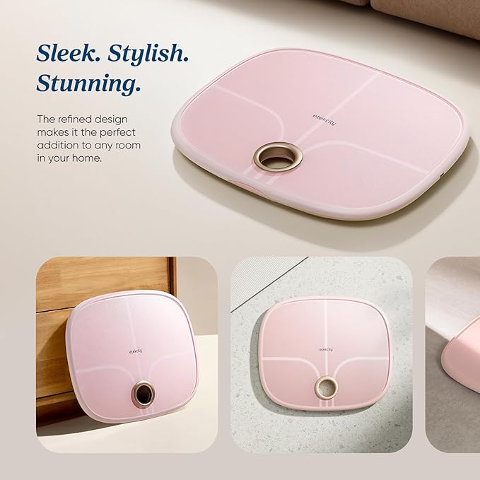 Etekcity Rechargeable Pink Smart Scale - Image 7