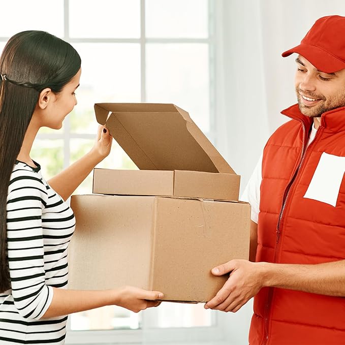 Famagic Shipping Boxes 11x8x2 Inch 30 Pack Brown Small Box Corrugated Cardboard - Image 7
