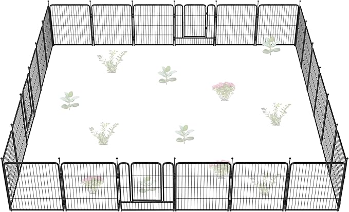 FXW Garden Fence Outdoor for The Yard – 32in x 54.7ft Heavy Duty Metal Animal by FXW