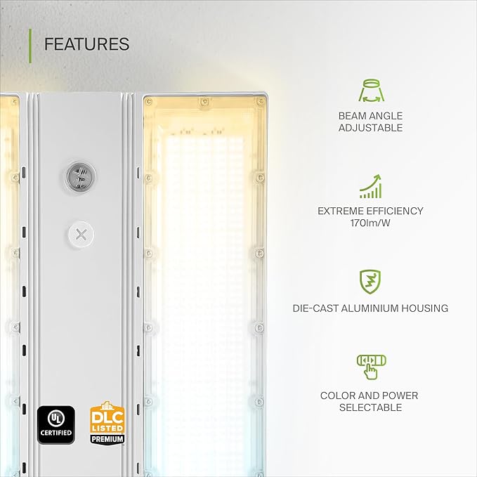 ASD LED Linear High Bay Light Fixture, Commercial Shop Lighting | 3CCT - Image 3