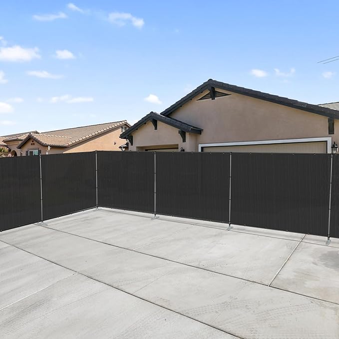Patio 6' x 117' Outdoor Privacy Screen Freestanding Temporary Fence Panels Net - Image 7