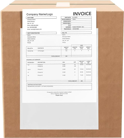 1000 Count 10" x 12" Shipping Label Envelopes, Top Loading by GPI+POLY