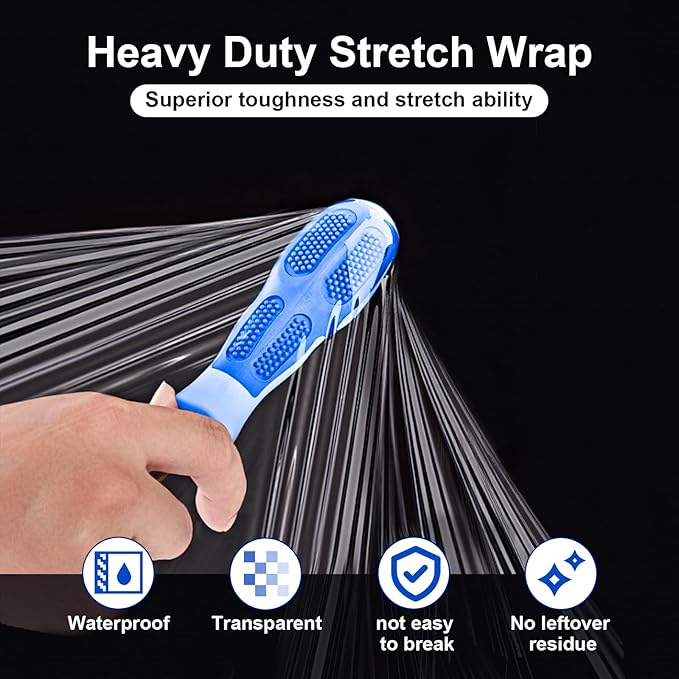 Stretch Film, RAZCC Stretch Wrap Industrial Strength, Shrink Wrap - Image 4