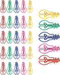 30Pieces Small Paperclips Light Bulb Paper Clip Metal Bookmarks Office Supplies by Unknown
