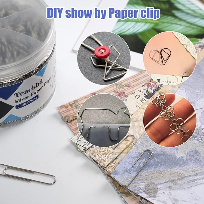 Large Paper Clips, Jumbo Paper Clips, 2Inch Paper Clip Large Size - Image 5