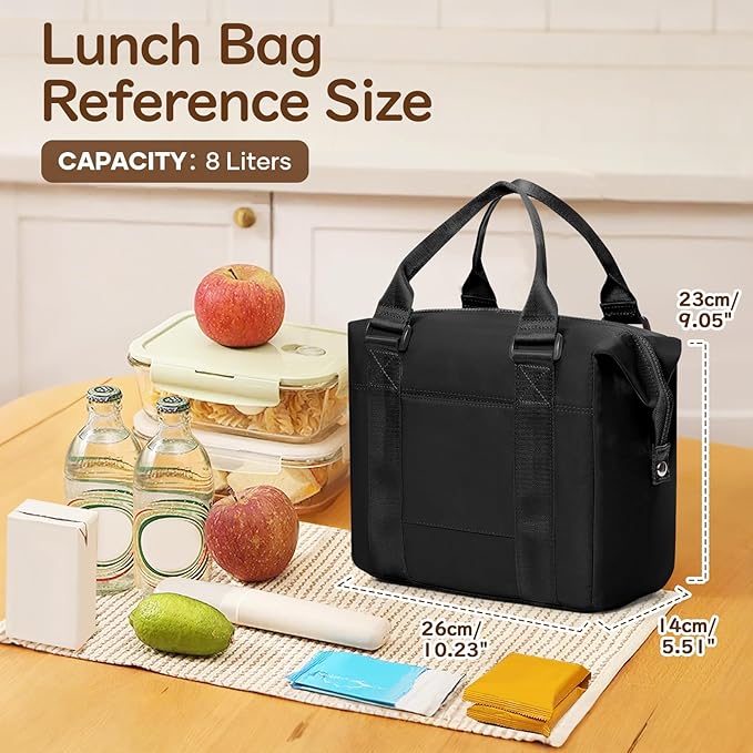 coowoz Lunch Box for Women Insulated Adult Lunch Tote Cooler Bag loncheras para - Image 2