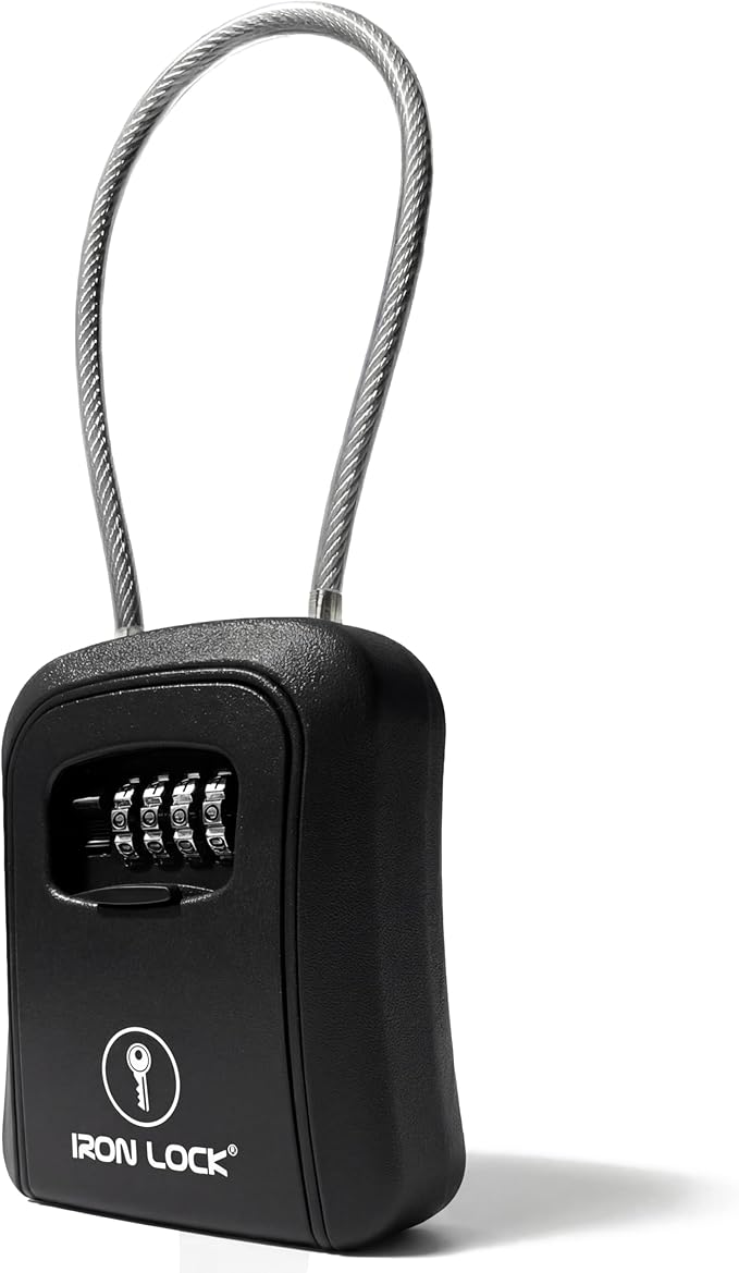 Iron Lock® Key Lock Box Portable by IronLock