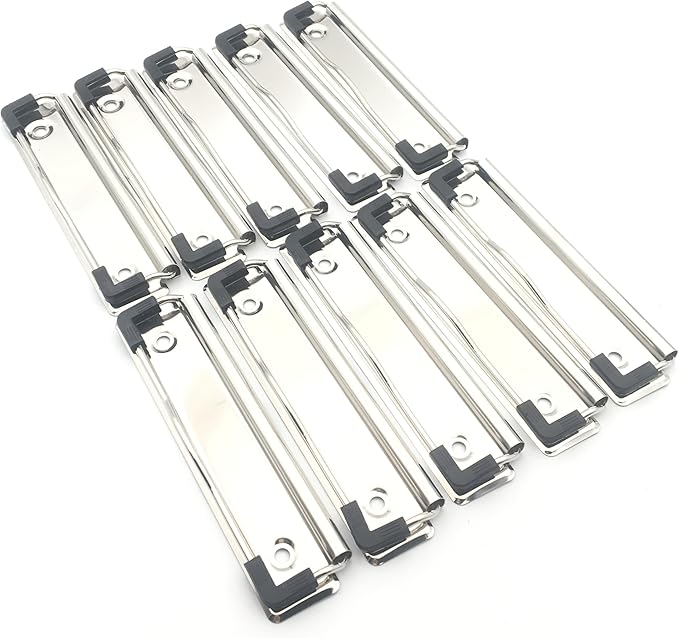 Shuokecrafts10 Pack Metal Clipboard Clips by shuokecrafts
