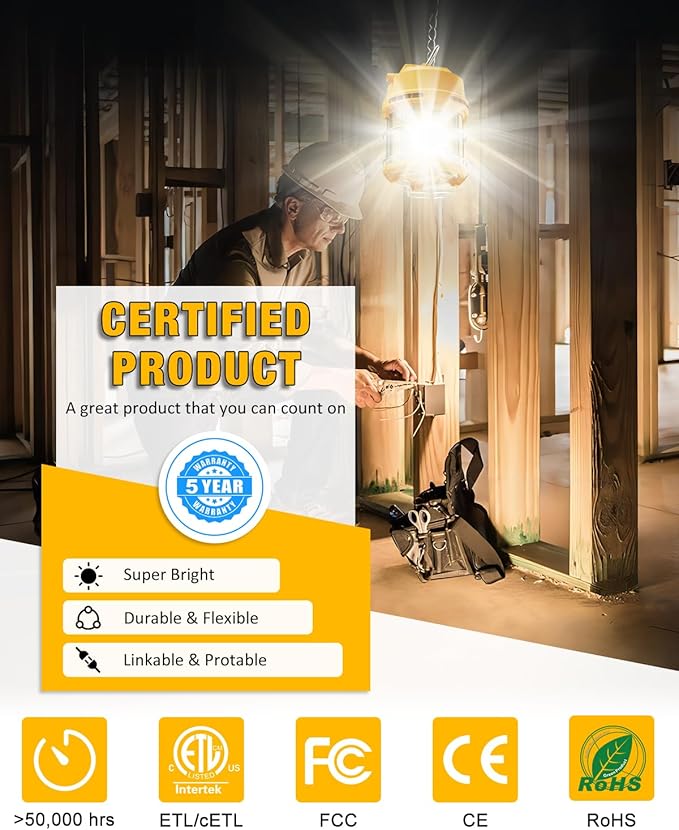 60W LED Temporary Work Lights - Image 6