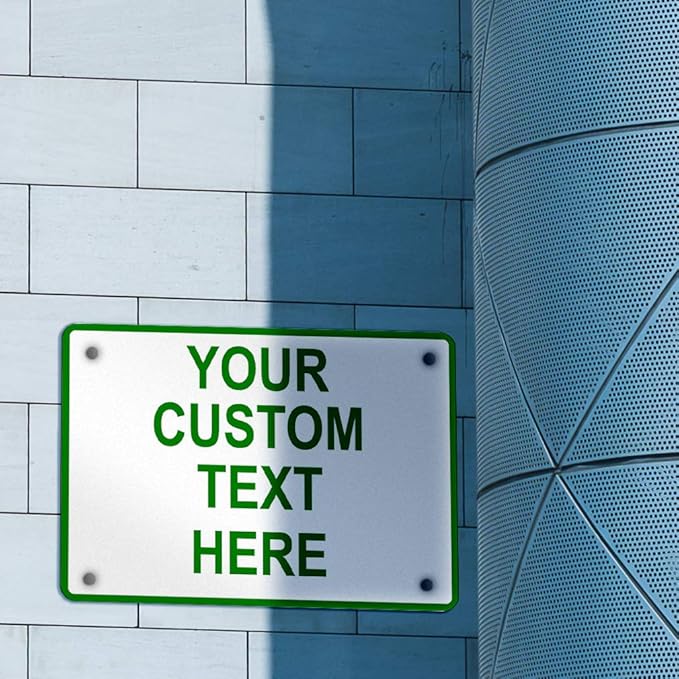 Aluminum Weatherproof Metal Sign Multiple Sizes Custom Personalized Text Here - Image 3