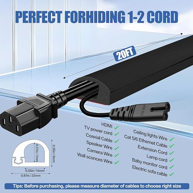 Floor Cable Cover, Low Profile Cable Hider - Image 5