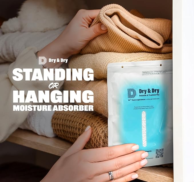 Dry & Dry 24 Packs Standing Moisture Absorbers to Control Excess Moisture - Image 2