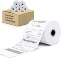 3 1/8" x 230' Thermal Receipt Paper, 80mm BPA Free Point of Sale Cash Register by AUEAR