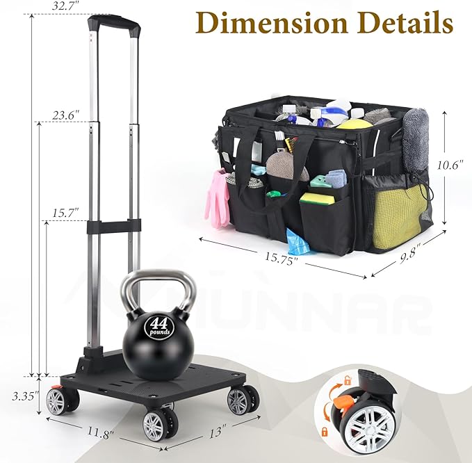 Rolling Cleaning Caddy Bag - Image 4