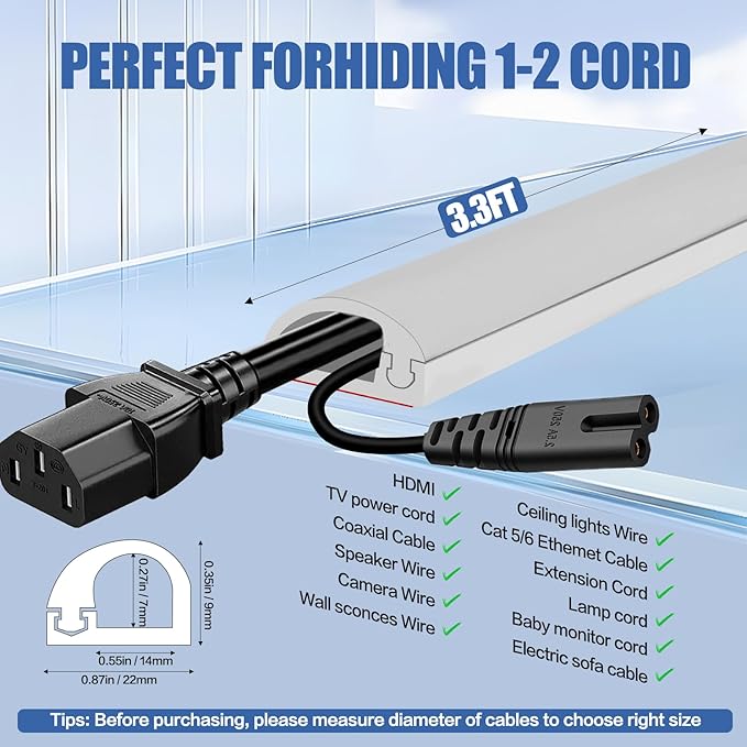 Floor Cable Cover, Low Profile Cable Hider - Image 7
