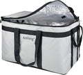 Food Delivery Insulated Bag, Insulated Cold Meal Bag, Built-in Base Plate by Arineng