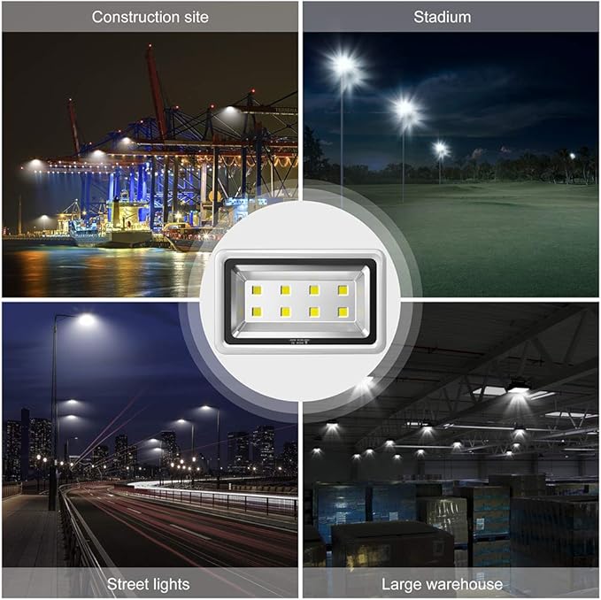 400W LED Flood Light Outdoor, 2400W Equivalent 40000LM 6000K Daylight White - Image 7