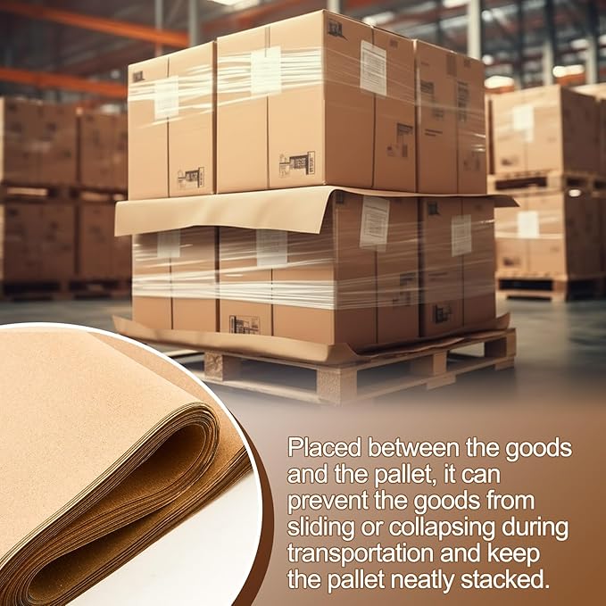 Tatuo 100 Sheet Anti-slip Pallet Paper, Prevents Load Shifting - Image 4