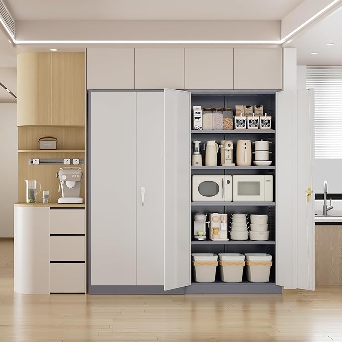 Pataku Metal Storage Cabinet, File Cabinets - Image 8