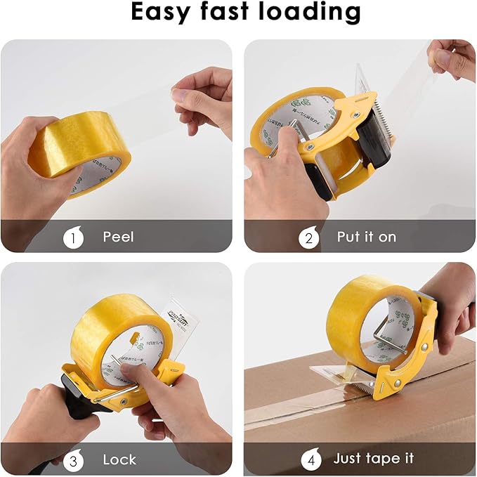 Fast Reload 2 Inch Tape Gun Dispenser Packing Packaging Sealing Cutter TG01 - Image 6
