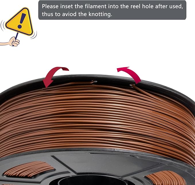 iSANMATE ASA Filament 1.75mm Brown 1KG, UV & Weather Resistant 3D Printer - Image 3