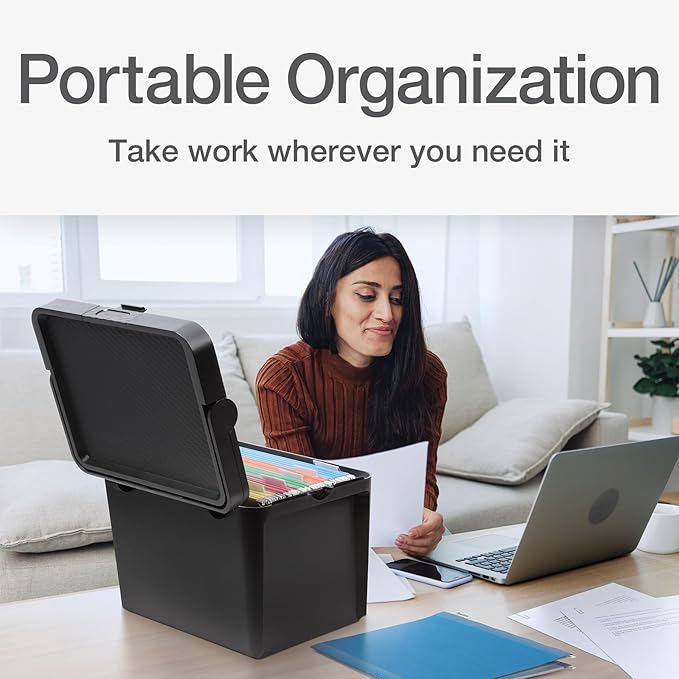 Pendaflex Portable File Box, Letter Size, 14.25" x 9.25" x 11" - Image 4
