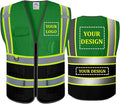 BeautyWill Custom Safety Vest Customized Logo Mesh Vest Class2 High Visibility by BeautyWill