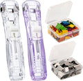 Reusable Portable Paper Clam Clip Dispenser 40 Sheet Capacity-2Pcs Dispenser by Lzzabo