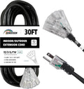 3-Outlets Indoor Outdoor Extension Cord Weatherproof by HONDERSON