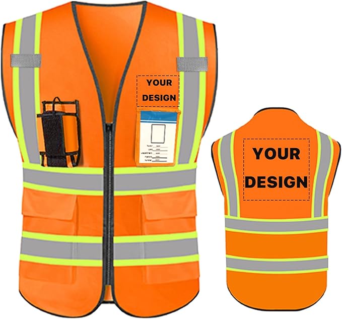YOWESHOP High Visibility Reflective Safety Vest by YOWESHOP