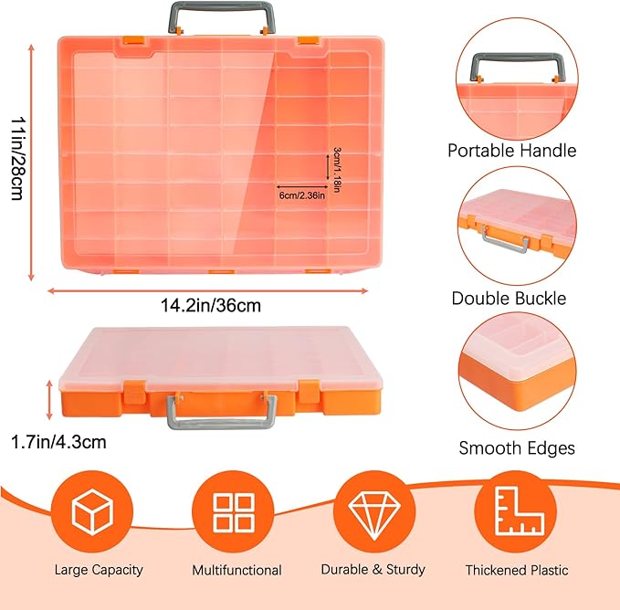 48 Grids Large Plastic Organizer Box - Image 2