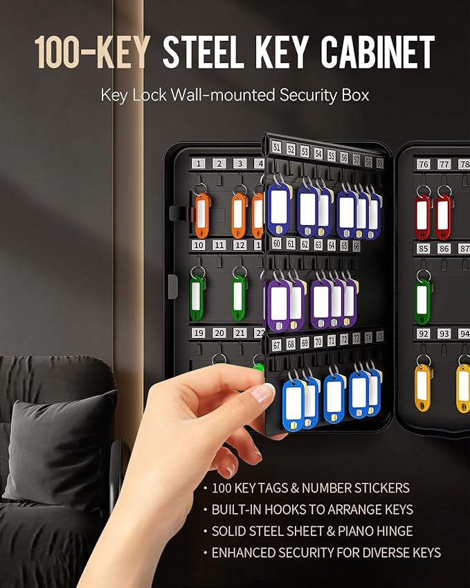Uniclife 100 Position Key Cabinet - Image 4