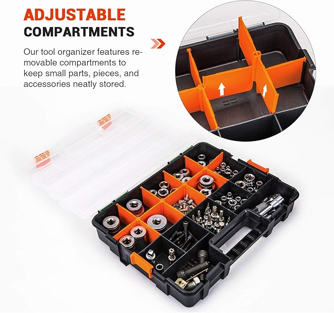 P-SH-Tote Shelf Kit for Van Shelving Storage, 3 Plastic Storage Box w/ 1 set - Image 5