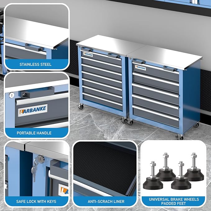LARBANKE Metal Storage Cabinet System - Image 5
