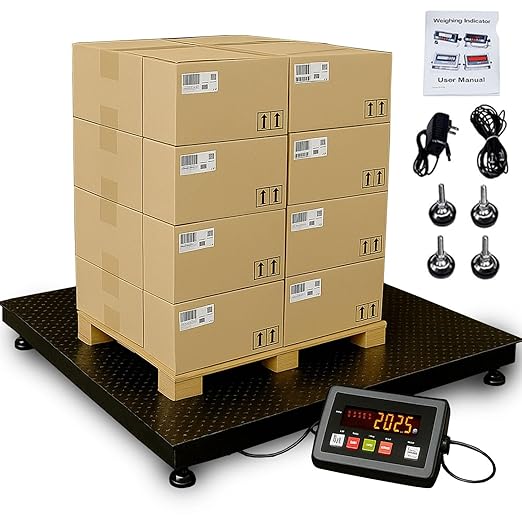 Industrial Floor Scale, Heavy-Duty Warehouse Scale by BizAutom