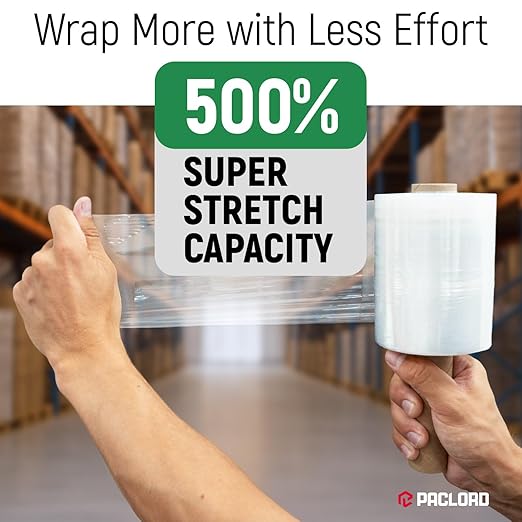 5" x 1000' Industrial Strength Mini Stretch Wrap - Image 5