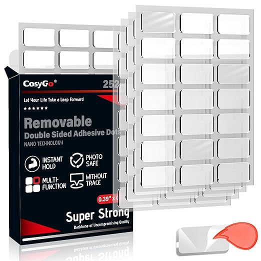 Large Mounting Putty No Trace, Museum Double Sided Tape Glue Adhesive Dots by CosyGO