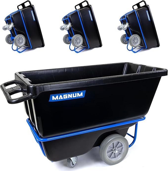 Tilt Truck, 1/2 Cu. Yd. Capacity Dump Cart by Unknown