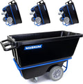 Tilt Truck, 1/2 Cu. Yd. Capacity Dump Cart by Unknown