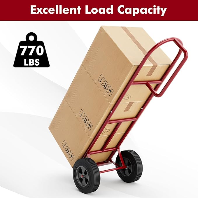 Goplus Hand Truck, P-Handle Hand Truck Dolly - Image 5