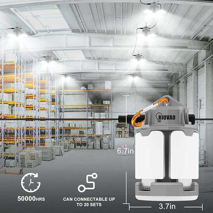 70w LED Temporary Work Light, 10500Lm 5000K Super Bright Construction Lights 4 - Image 2