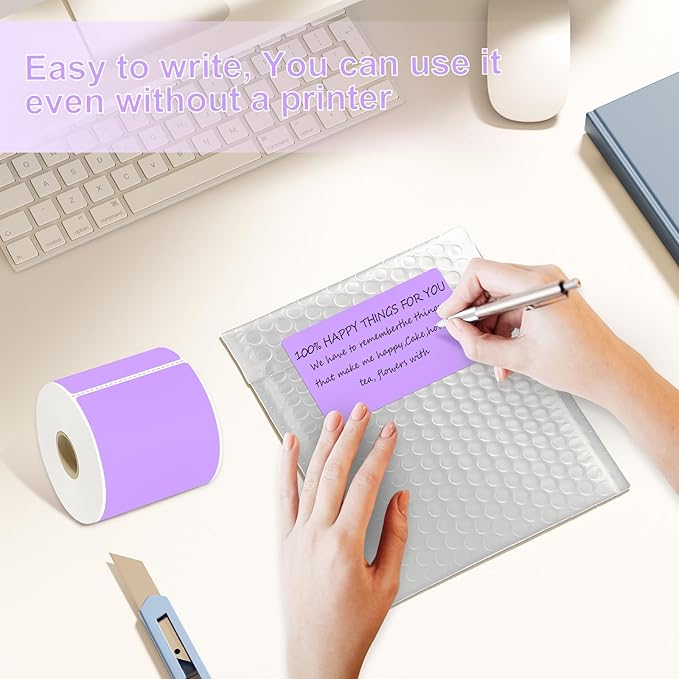 3 X 5 Inch Printable Waterproof Rectangle Color Coding Labels, 300 Per Roll - Image 5