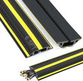 6.5 ft Cord Covers for Wires on Floor, Heavy Duty PVC Duct Floor Cord Cover by TFMUZERT