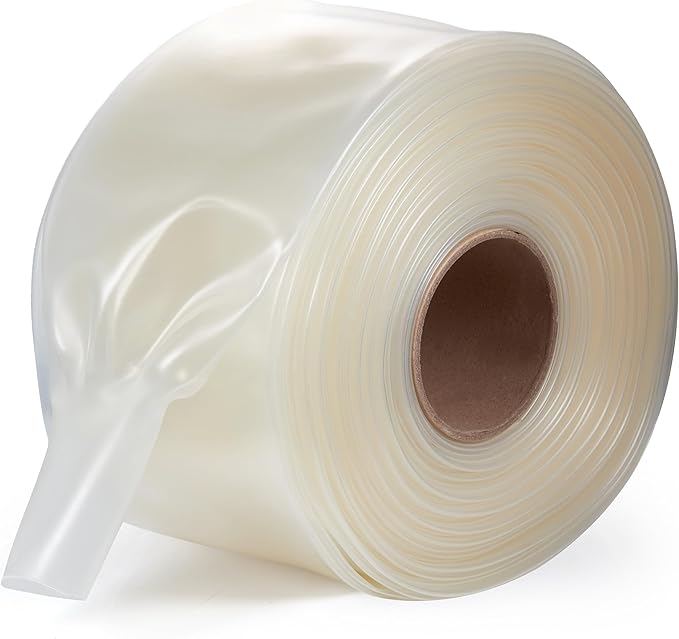 Chanzon 2:1 Ratio - 80Ft Roll - 3-5/32" Clear Heat Shrink Tubing - Electrical by Chanzon