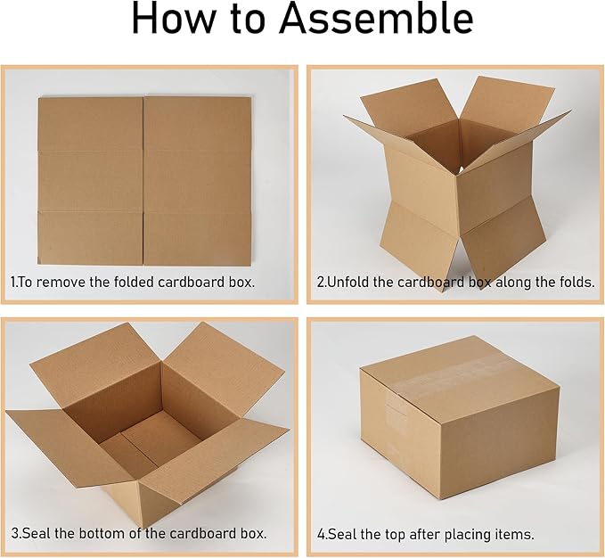 CRUGLA 40 Packs 7x7x5 Shipping Boxes - Image 7