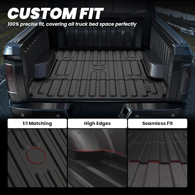 LASFIT 6FT4 Truck Bed Mat for Ram 1500 2006-2018 & Ram 2500/3500 2006-2026 & - Image 4