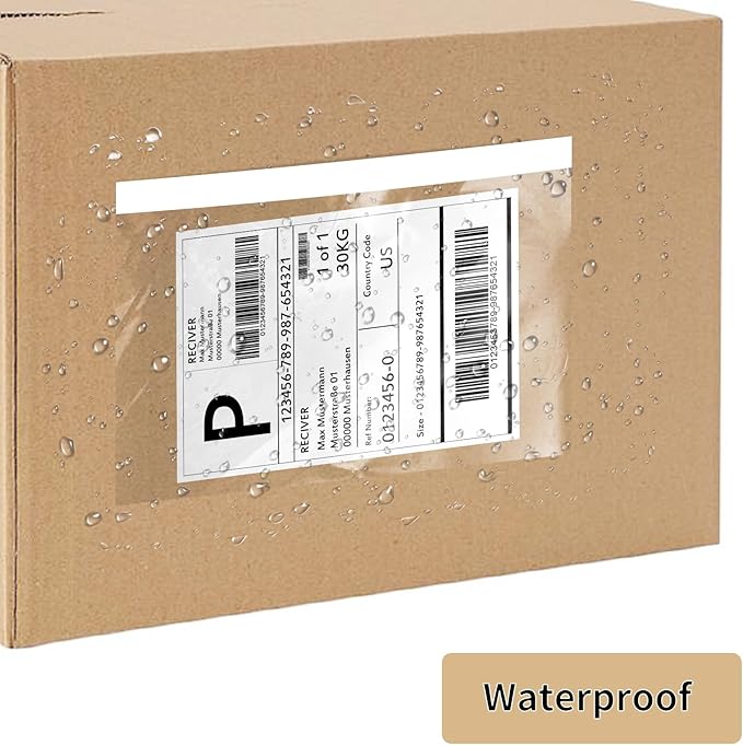 CLASSY Premium Clear 6'' x 9'' Packing List Envelopes, Self-Adhesive Shipping - Image 5