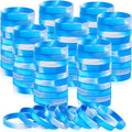 Liliful 100 Pcs Silicone Rubber Wristbands Rubber Wristband Bracelet Bands by Liliful